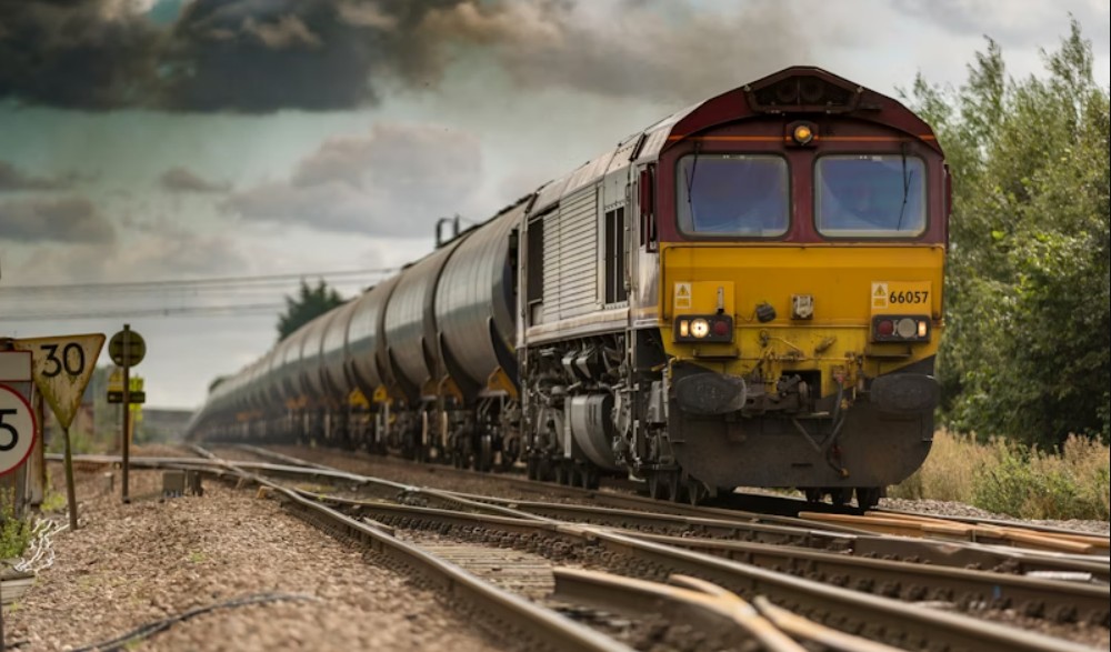 Train freight transport
